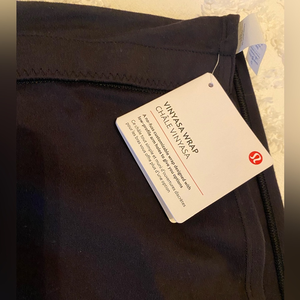 Brand New Lululemon Black Vinyasa Wrap